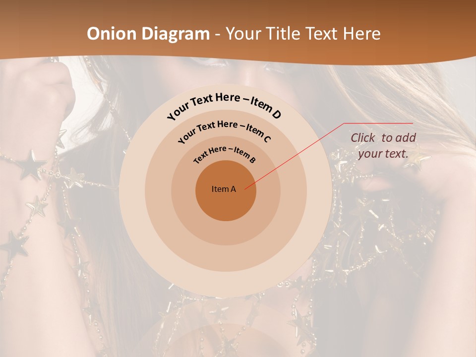 Color Golden Model PowerPoint Template