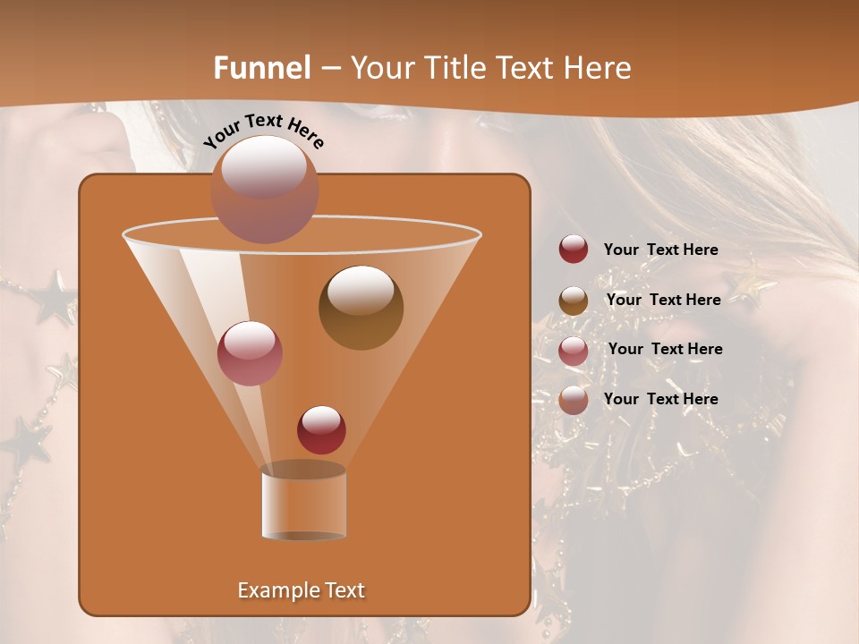 Color Golden Model PowerPoint Template