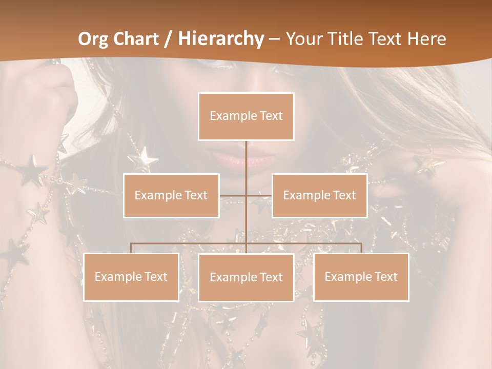 Color Golden Model PowerPoint Template