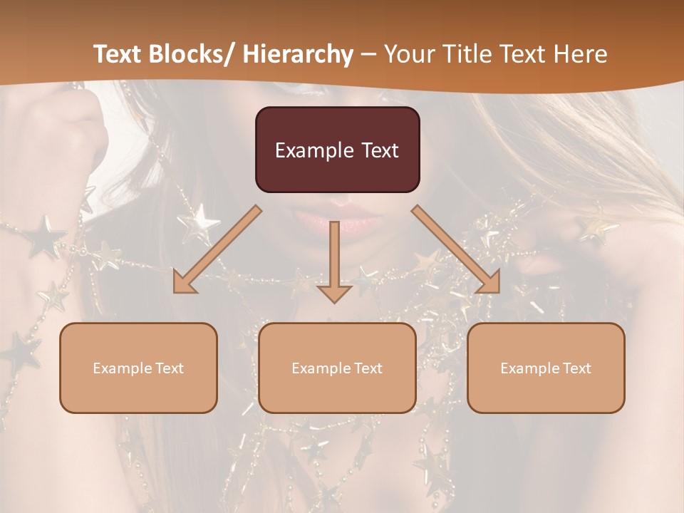 Color Golden Model PowerPoint Template