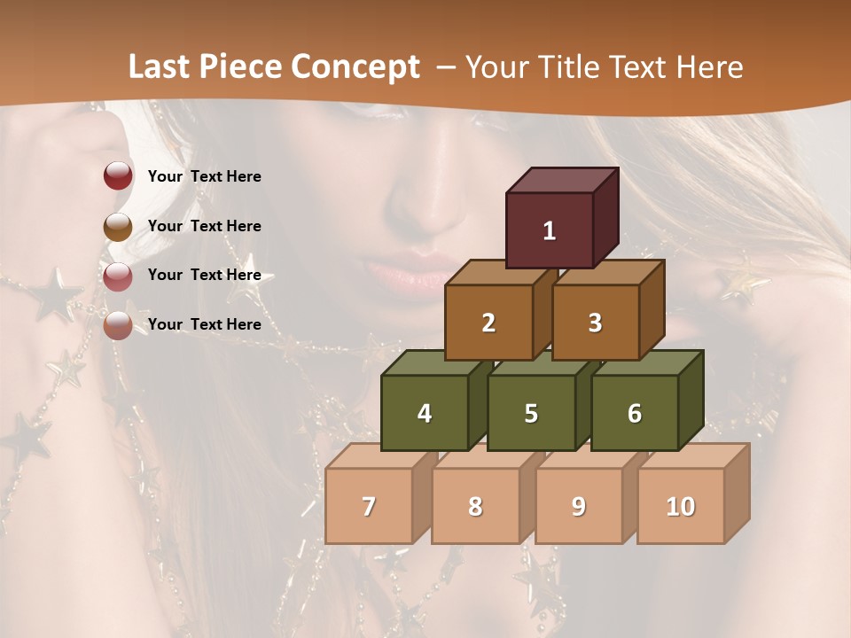 Color Golden Model PowerPoint Template