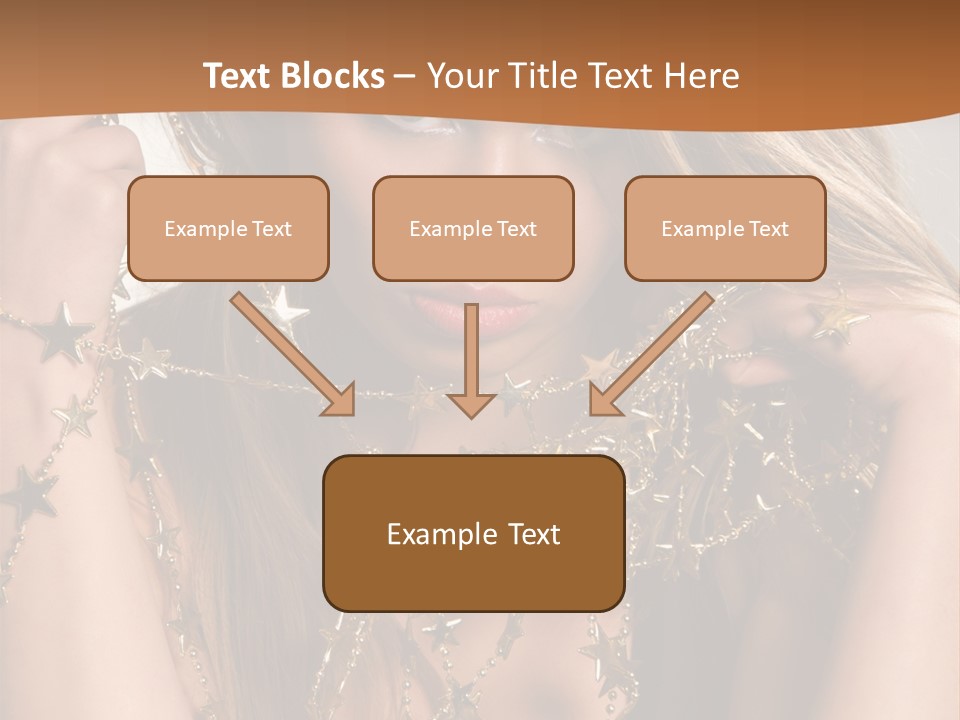 Color Golden Model PowerPoint Template