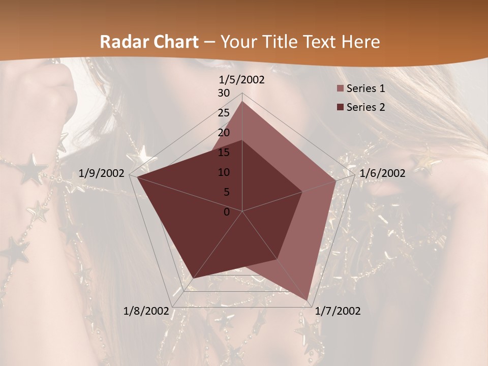 Color Golden Model PowerPoint Template