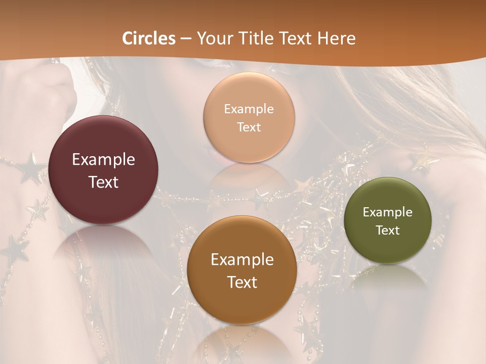 Color Golden Model PowerPoint Template