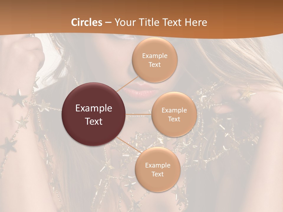 Color Golden Model PowerPoint Template