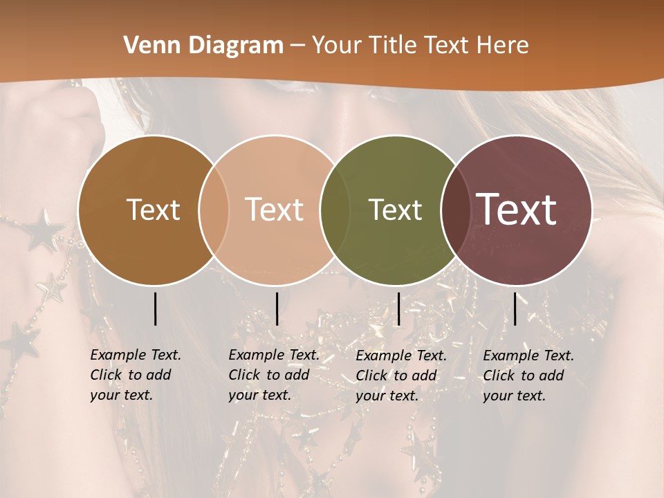 Color Golden Model PowerPoint Template