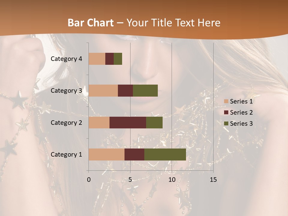 Color Golden Model PowerPoint Template