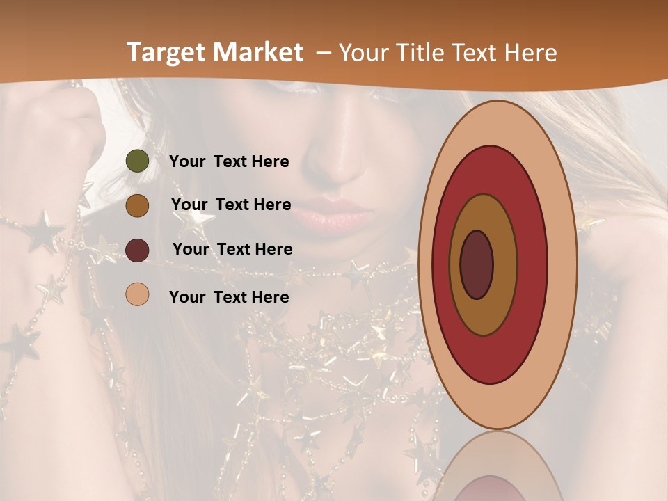 Color Golden Model PowerPoint Template