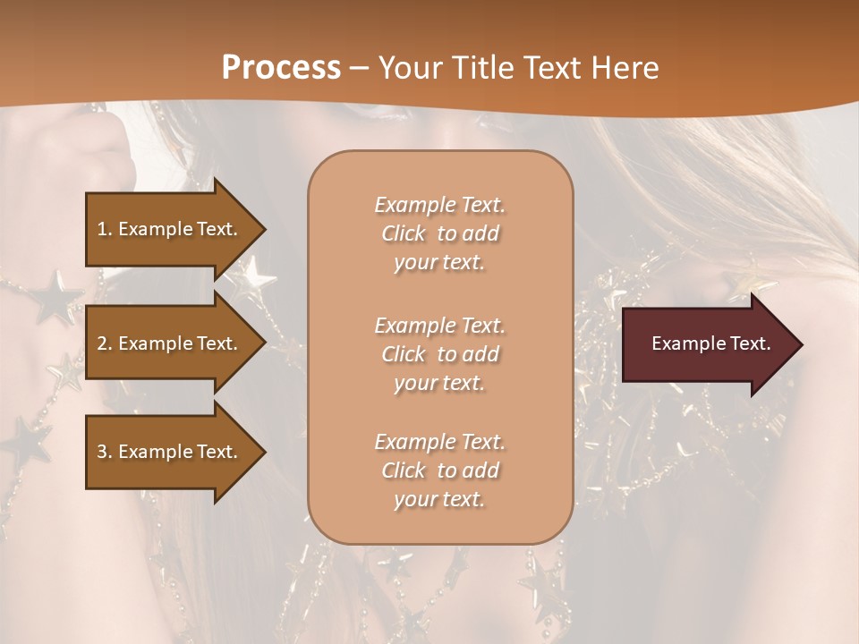 Color Golden Model PowerPoint Template