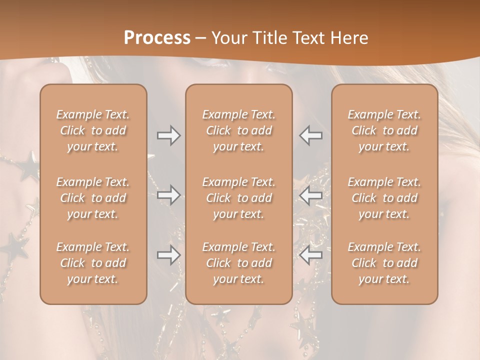 Color Golden Model PowerPoint Template