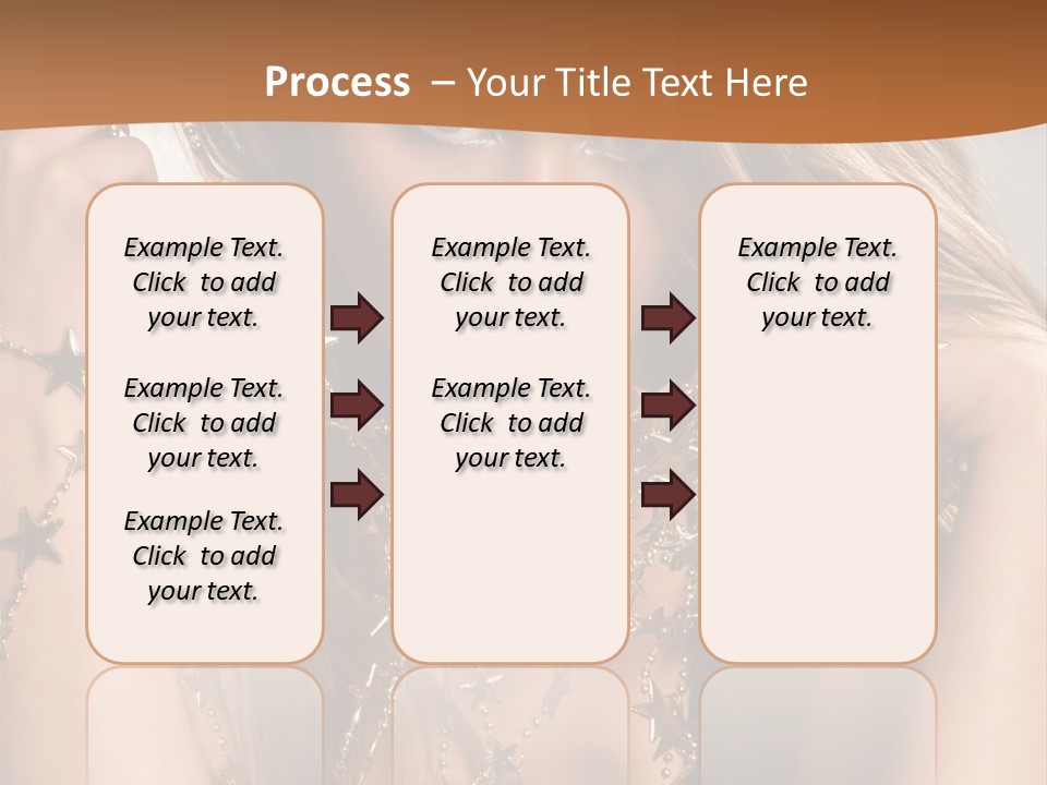 Color Golden Model PowerPoint Template
