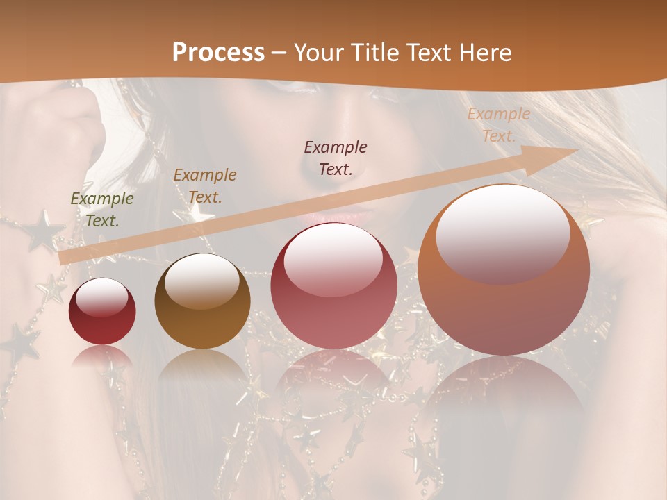 Color Golden Model PowerPoint Template