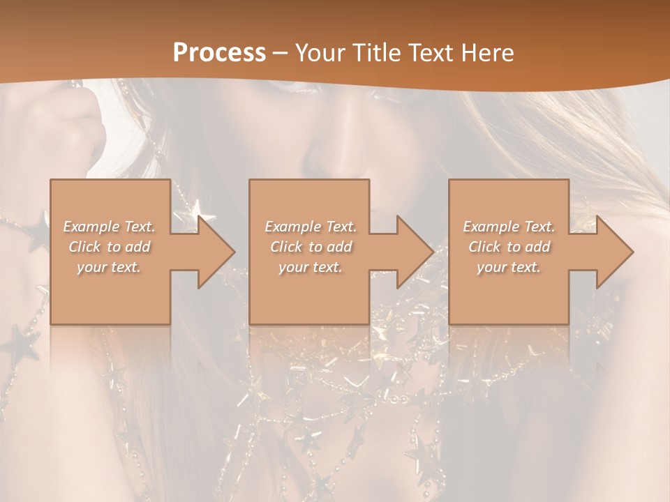 Color Golden Model PowerPoint Template