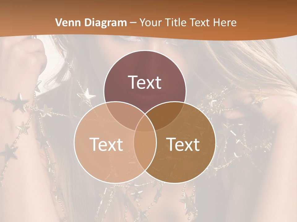 Color Golden Model PowerPoint Template