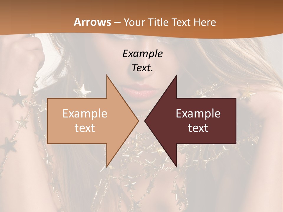 Color Golden Model PowerPoint Template