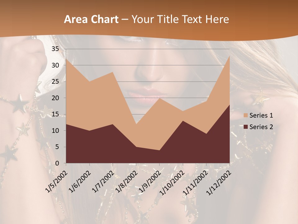 Color Golden Model PowerPoint Template