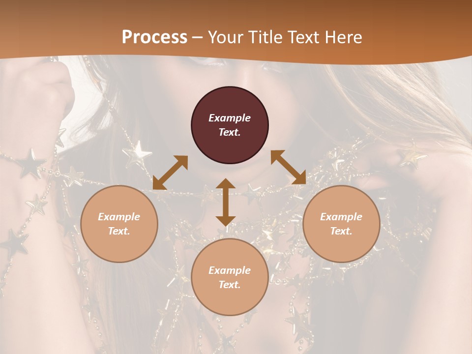 Color Golden Model PowerPoint Template