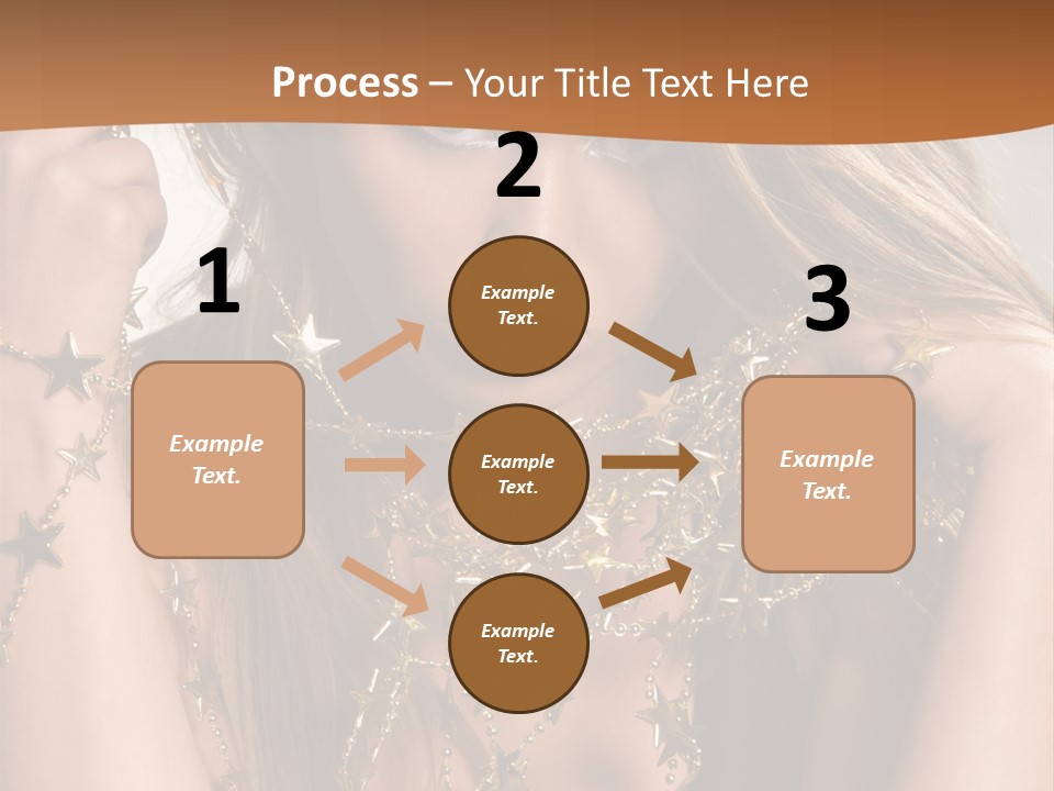 Color Golden Model PowerPoint Template
