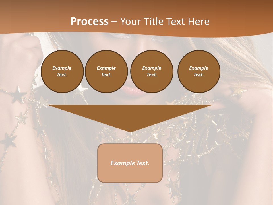 Color Golden Model PowerPoint Template