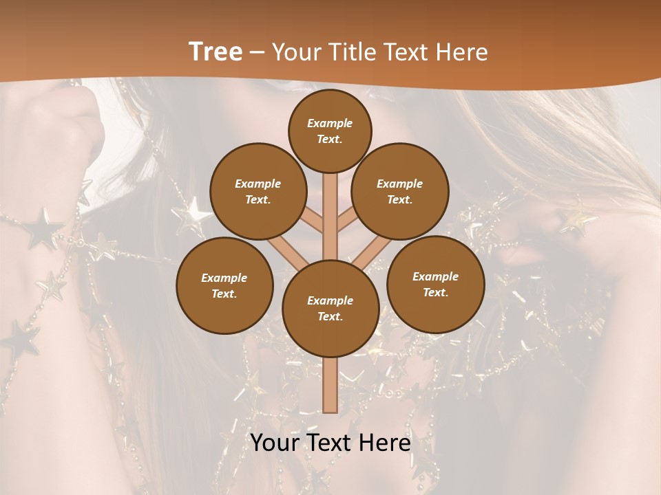 Color Golden Model PowerPoint Template