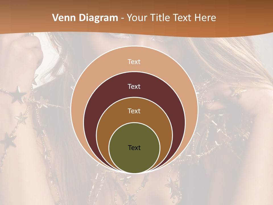 Color Golden Model PowerPoint Template