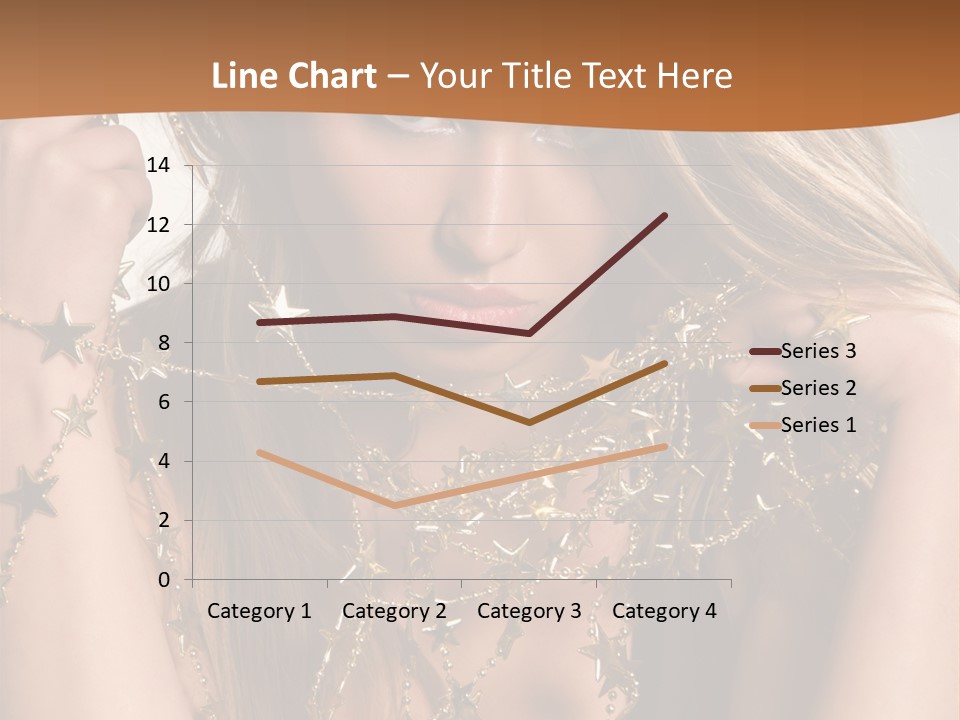 Color Golden Model PowerPoint Template