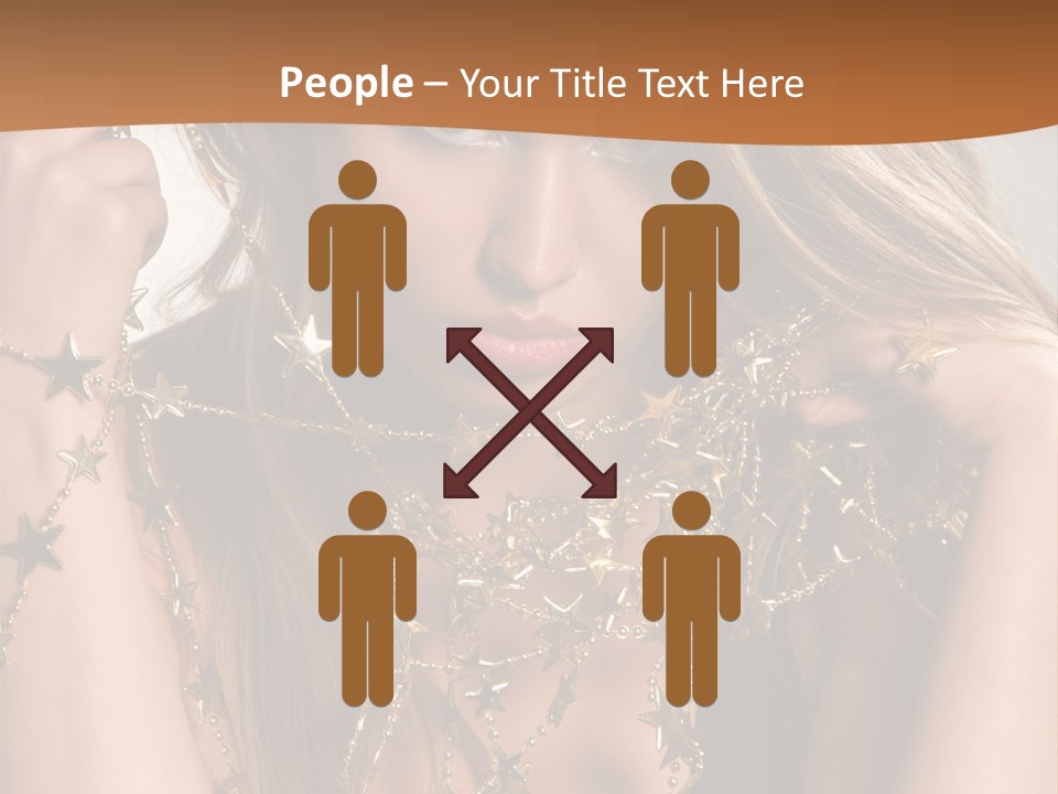 Color Golden Model PowerPoint Template