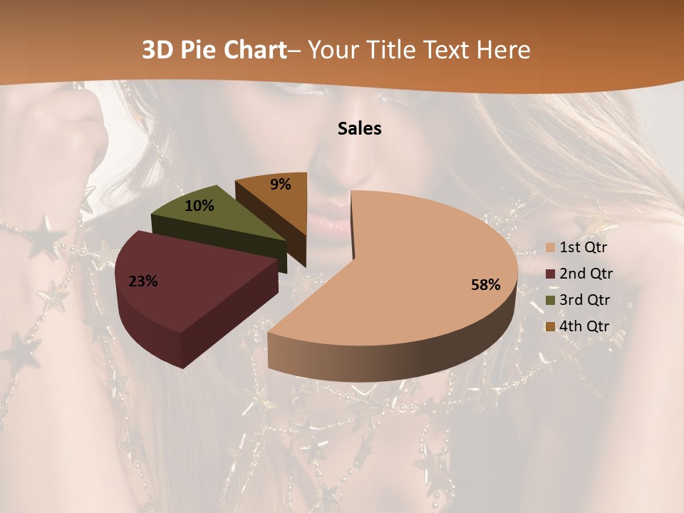 Color Golden Model PowerPoint Template