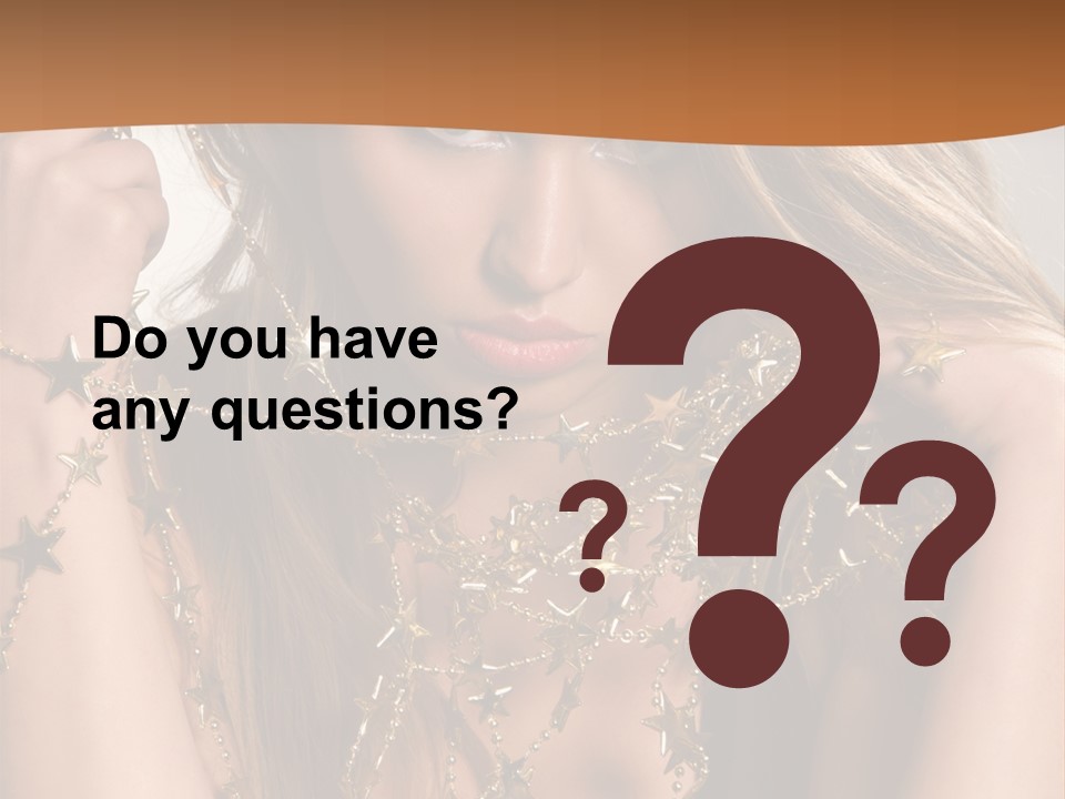 Color Golden Model PowerPoint Template