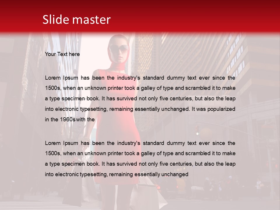 City Street PowerPoint Template