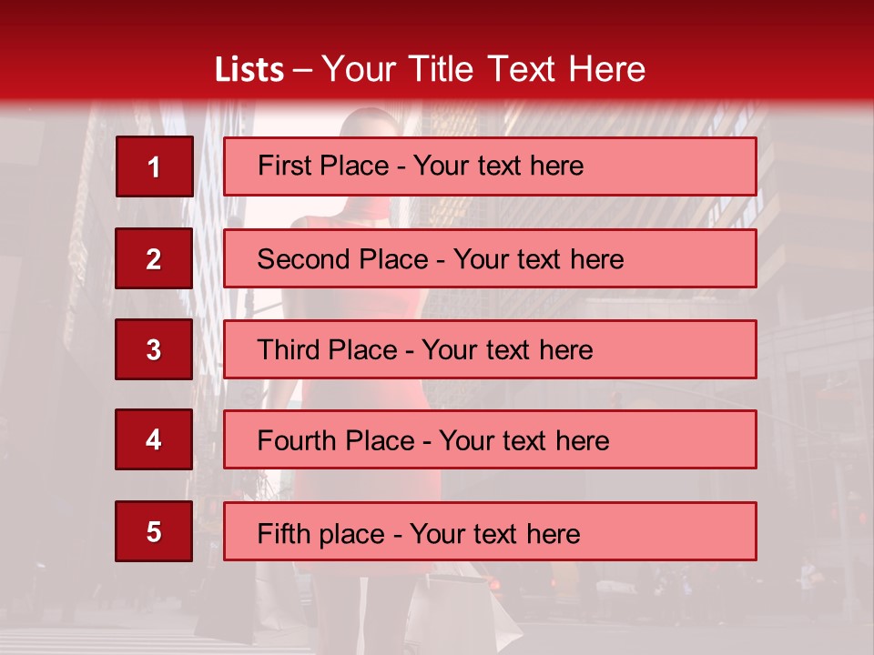 City Street PowerPoint Template