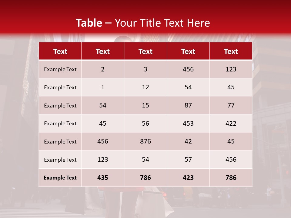 City Street PowerPoint Template