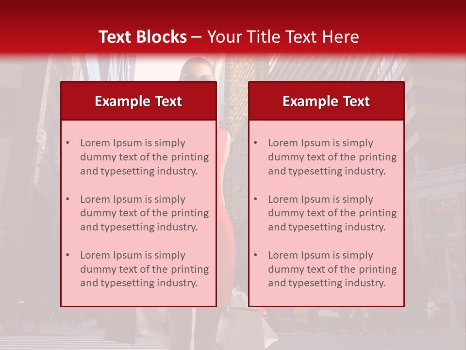 City Street PowerPoint Template