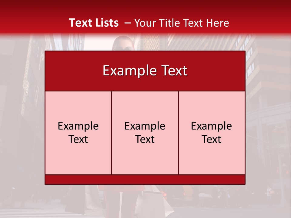 City Street PowerPoint Template