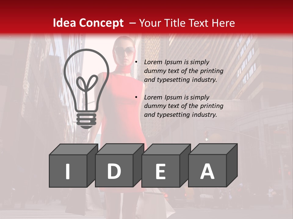 City Street PowerPoint Template