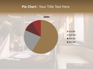 Restaurant Ceiling Design PowerPoint Template