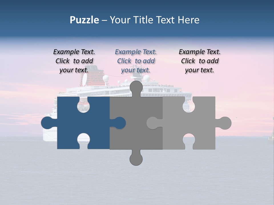 Publicidad De Cruceros PowerPoint Template