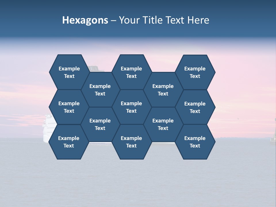 Publicidad De Cruceros PowerPoint Template