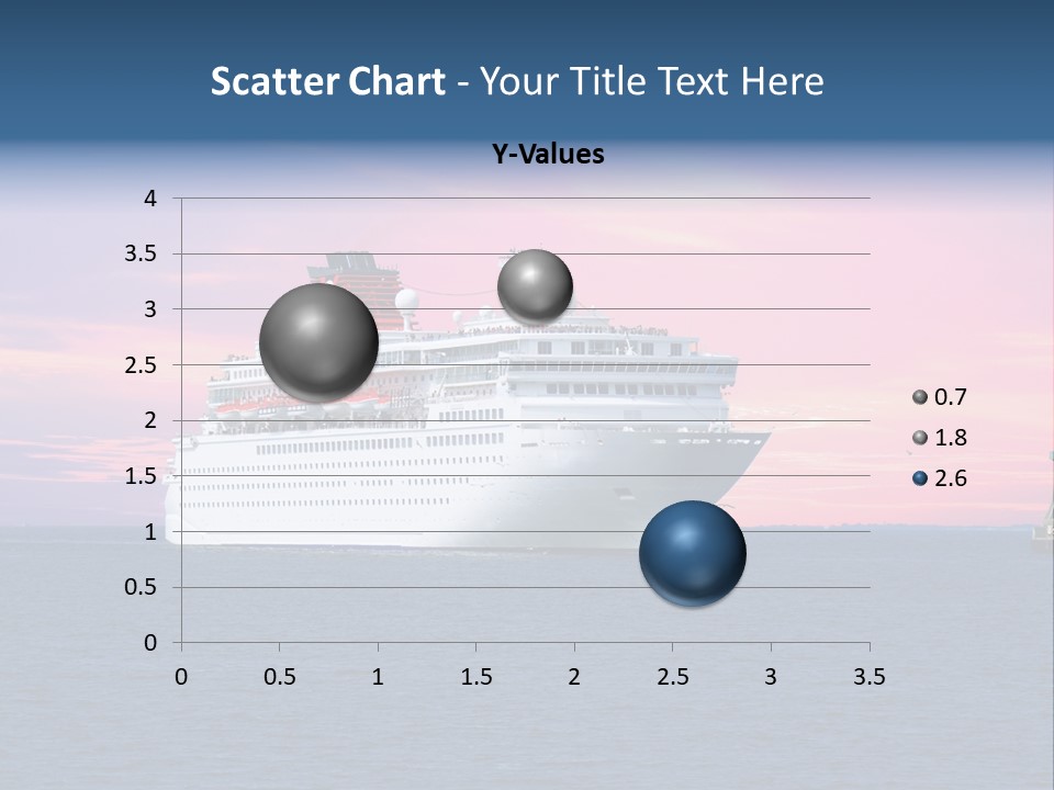 Publicidad De Cruceros PowerPoint Template