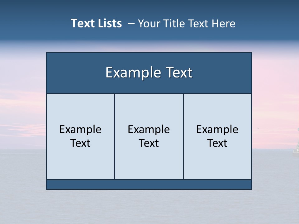 Publicidad De Cruceros PowerPoint Template
