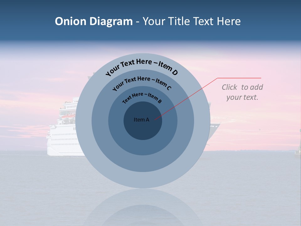 Publicidad De Cruceros PowerPoint Template