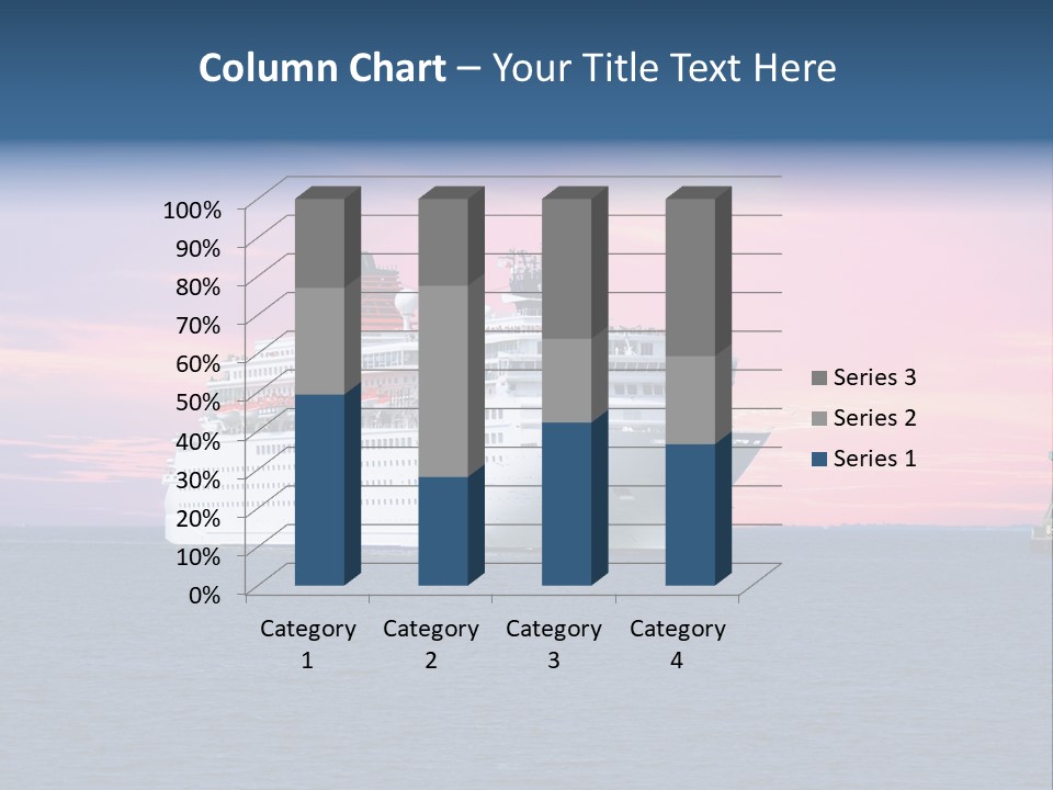 Publicidad De Cruceros PowerPoint Template