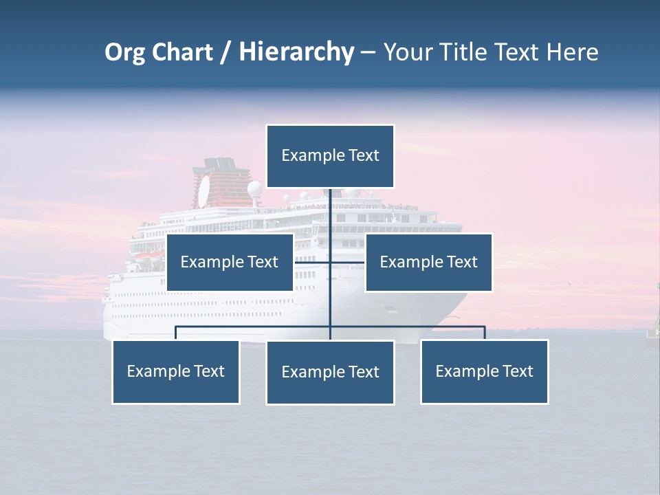 Publicidad De Cruceros PowerPoint Template