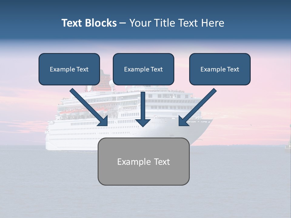 Publicidad De Cruceros PowerPoint Template
