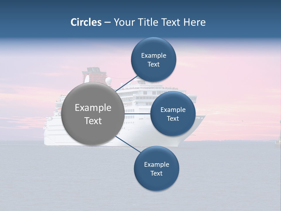 Publicidad De Cruceros PowerPoint Template