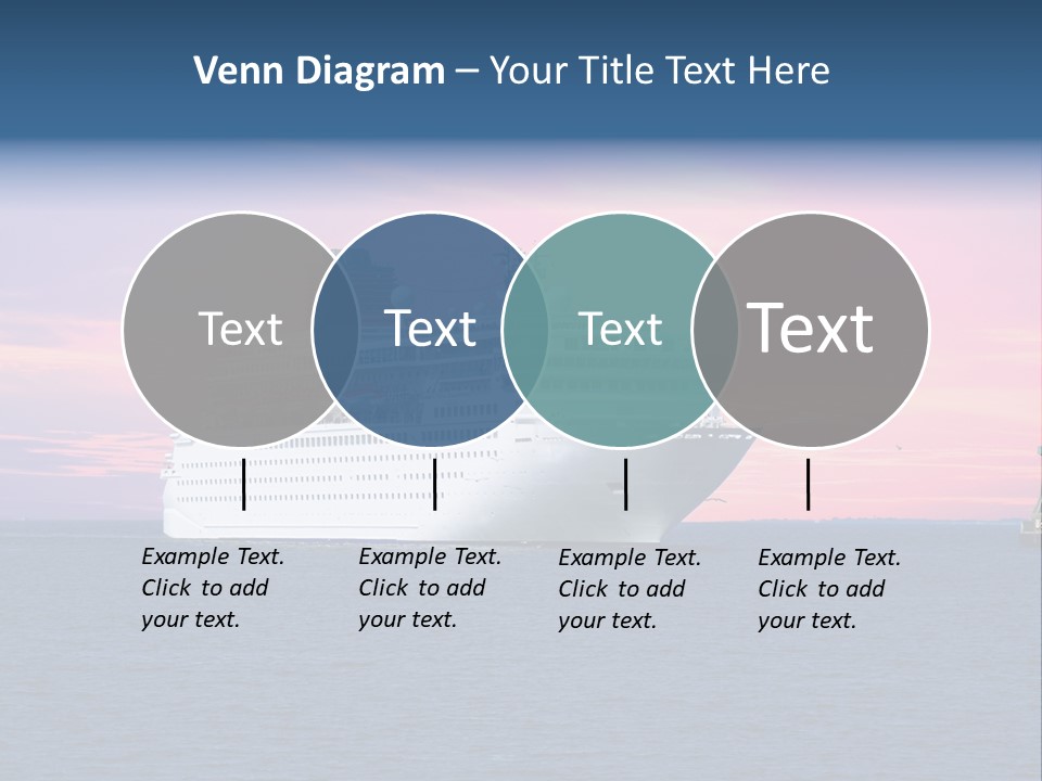 Publicidad De Cruceros PowerPoint Template