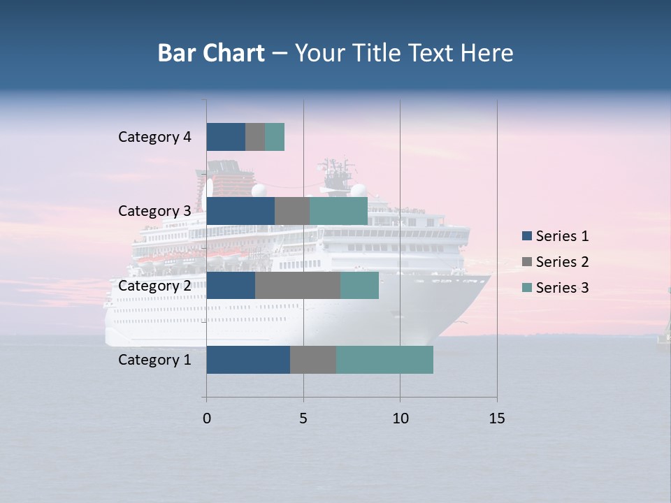 Publicidad De Cruceros PowerPoint Template