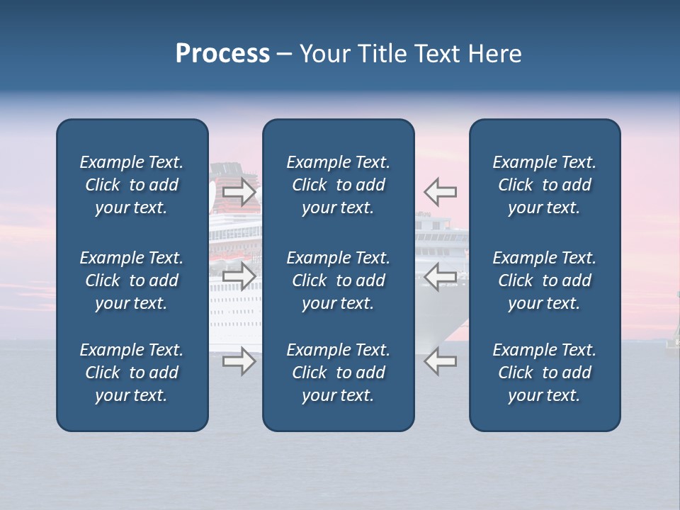 Publicidad De Cruceros PowerPoint Template