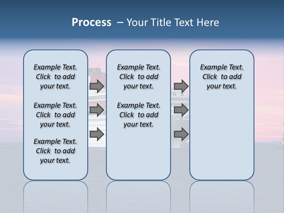 Publicidad De Cruceros PowerPoint Template