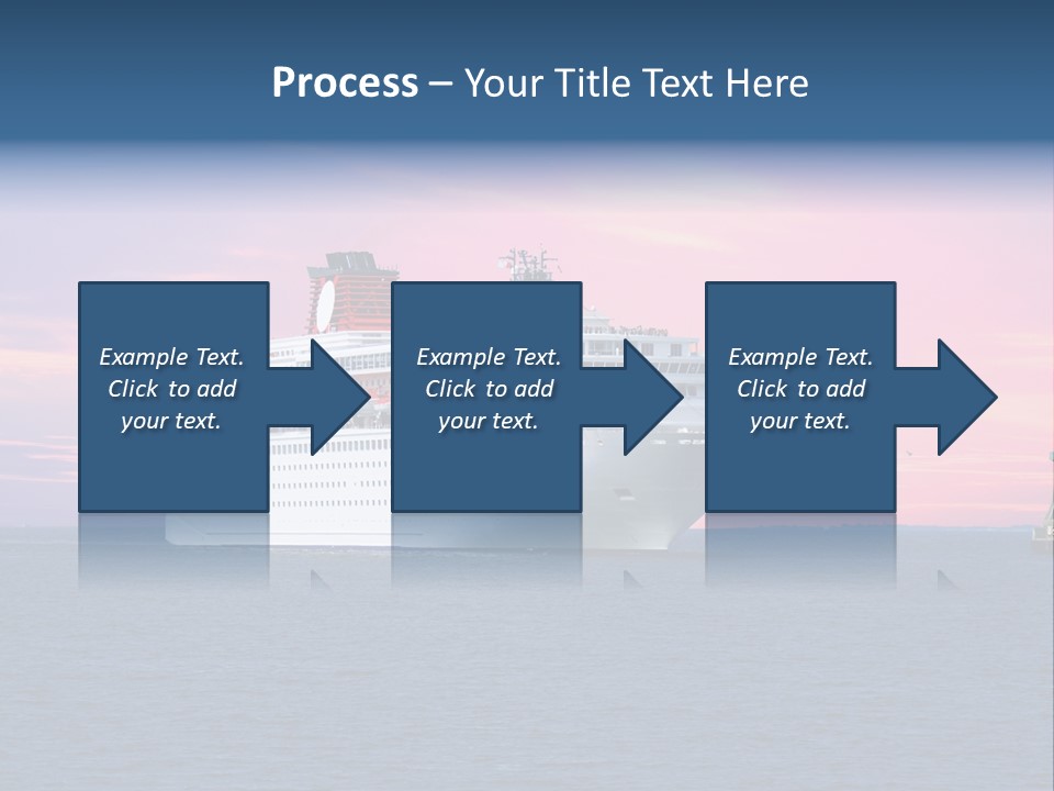 Publicidad De Cruceros PowerPoint Template